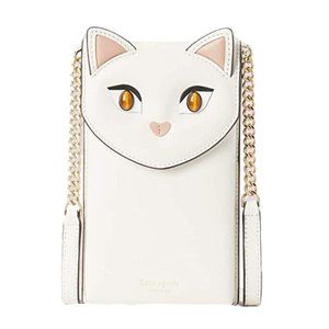 Kate Spade Meow Cat North South Phone Crossbody